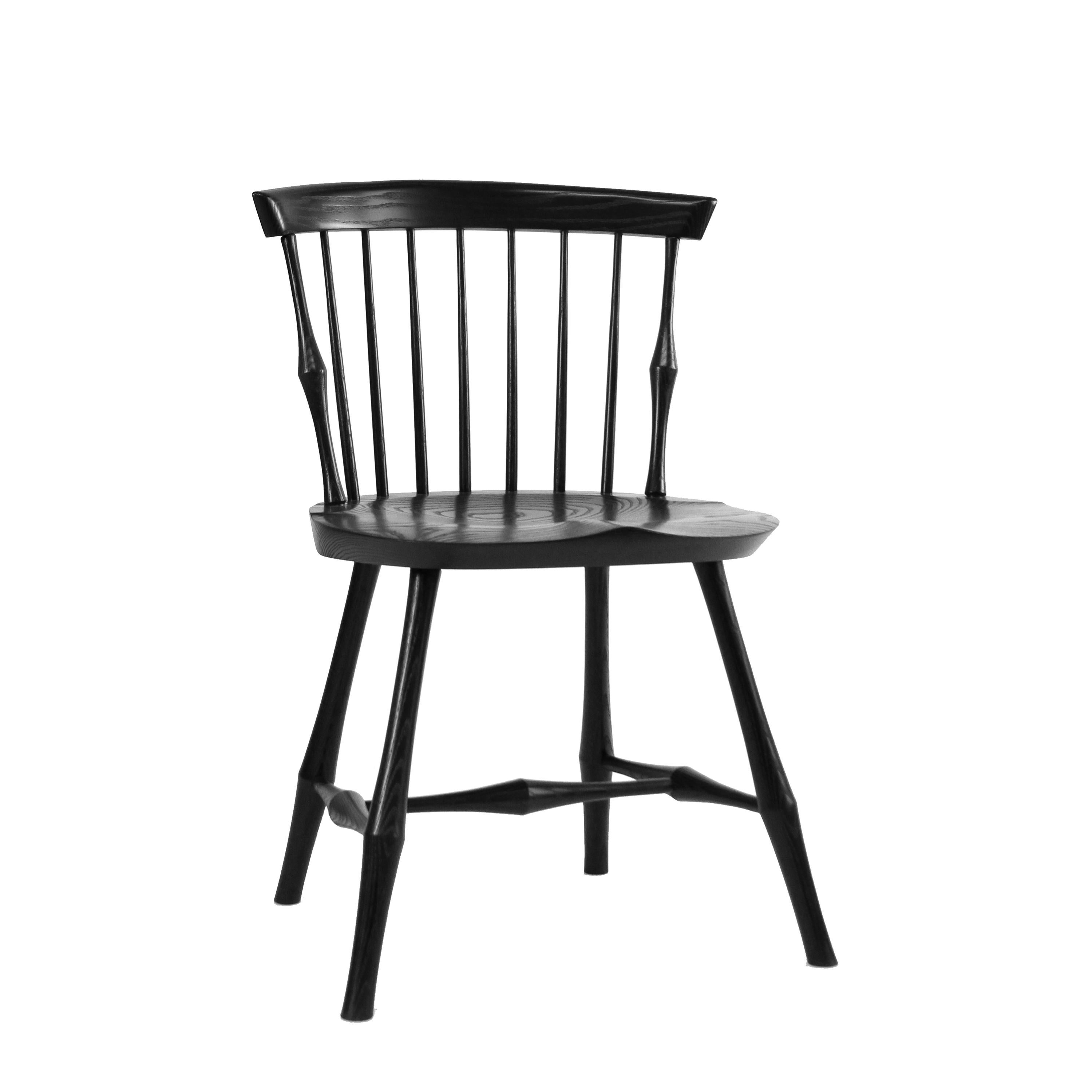 Wayland Low-Back Side Chair or Windsor Chair For Sale