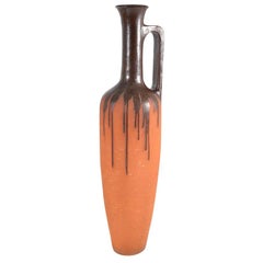Vintage Terracotta Vase by M. De Witte and F.A. Vandenbroecke