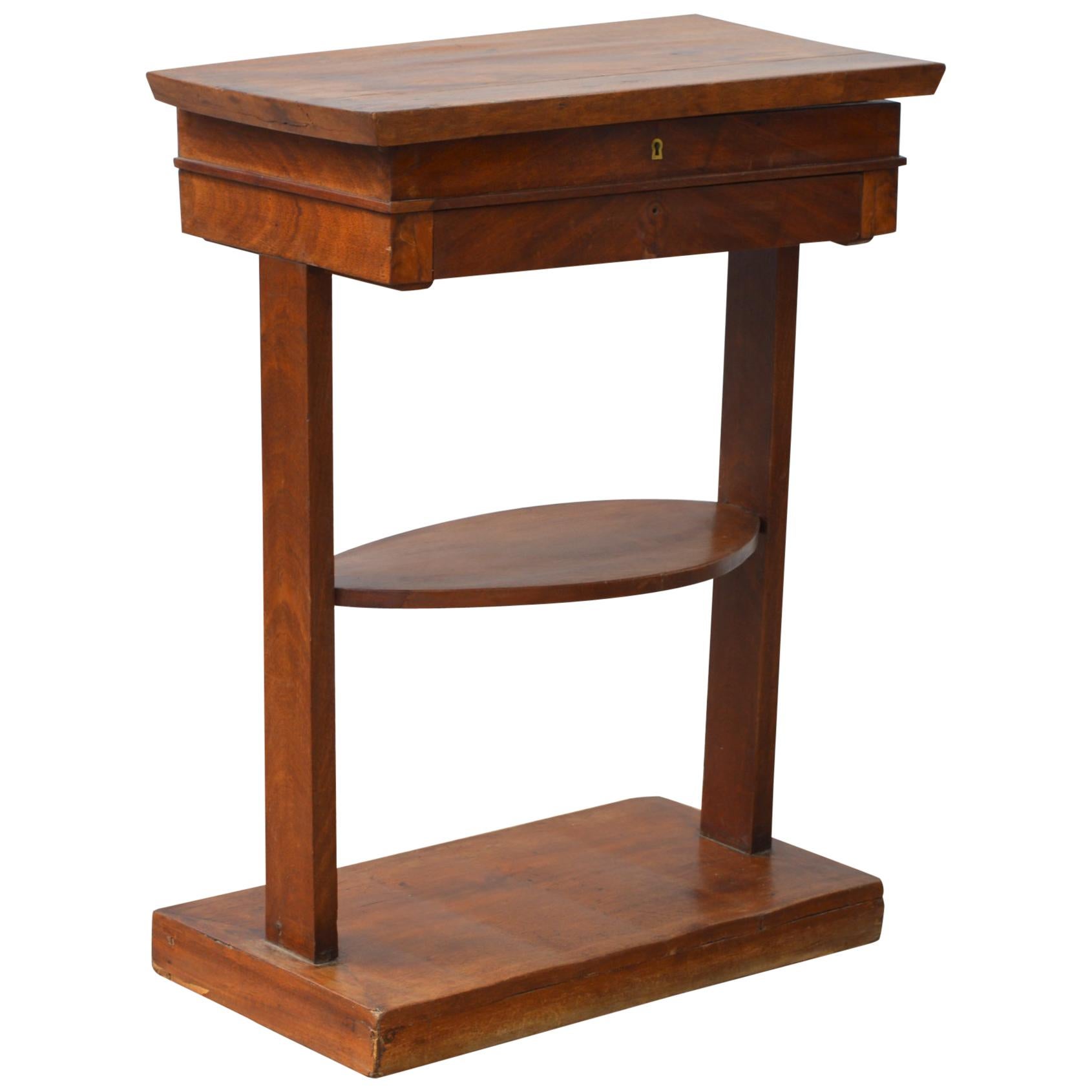 English Mahogany Writing Stand in the Neoclassical Taste For Sale