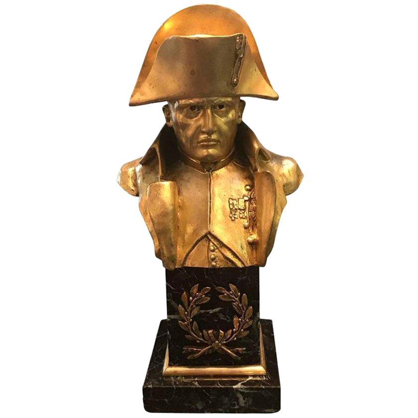 Rich Looking French Empire Bronze Napoleon Bust