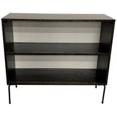 Ebonized Maple Open Bookcase by Paul McCobb