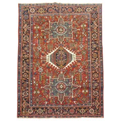 Antique Karadja Heriz Rug