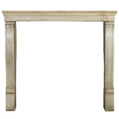 19th Century Fine French Hard Stone Antique Fireplace Surround