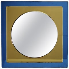 Antonio Lupi Mid-Century Modern Italian Mirror by Cristal Luxor, 1960s