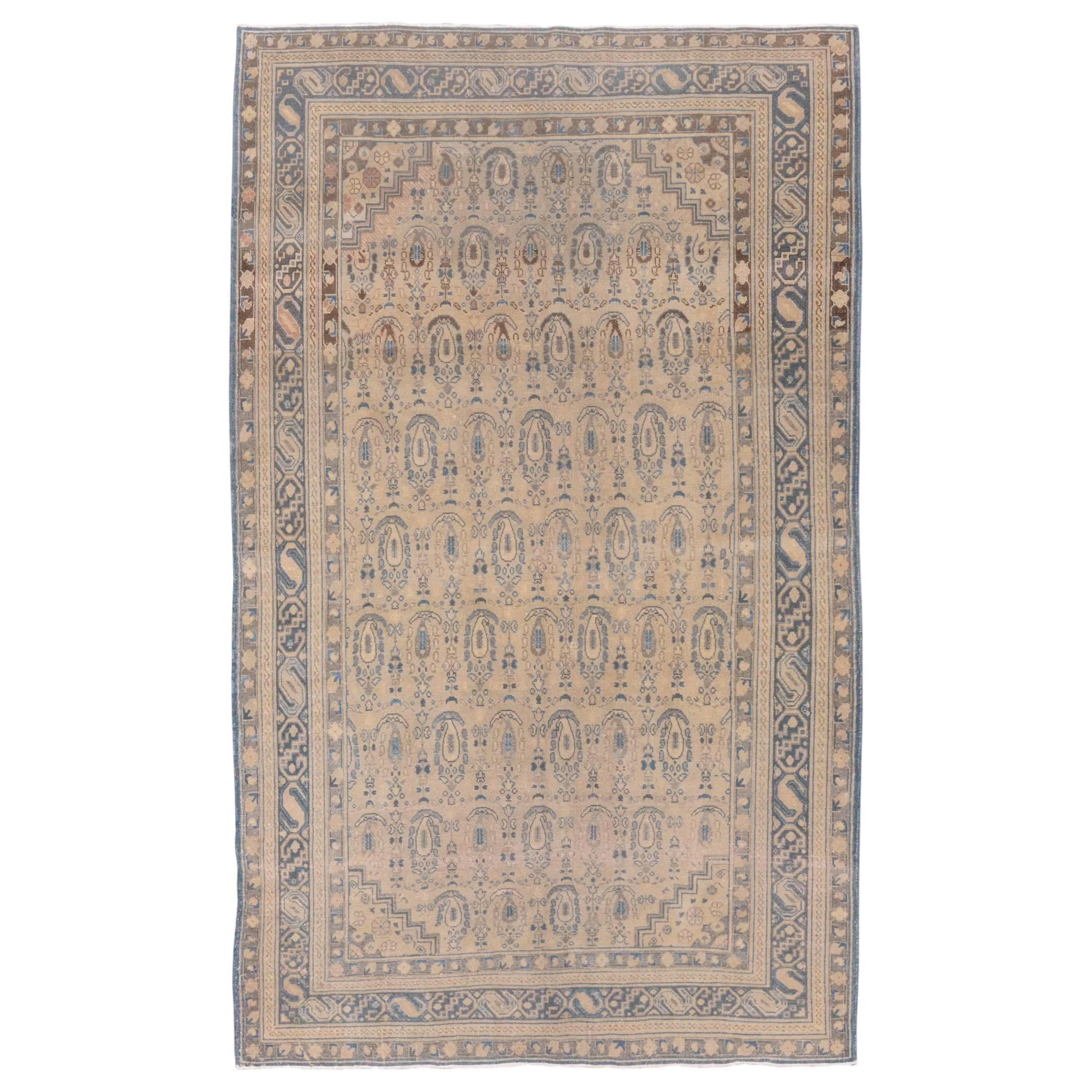 Turkish Sivas Rug with Blue Tones For Sale