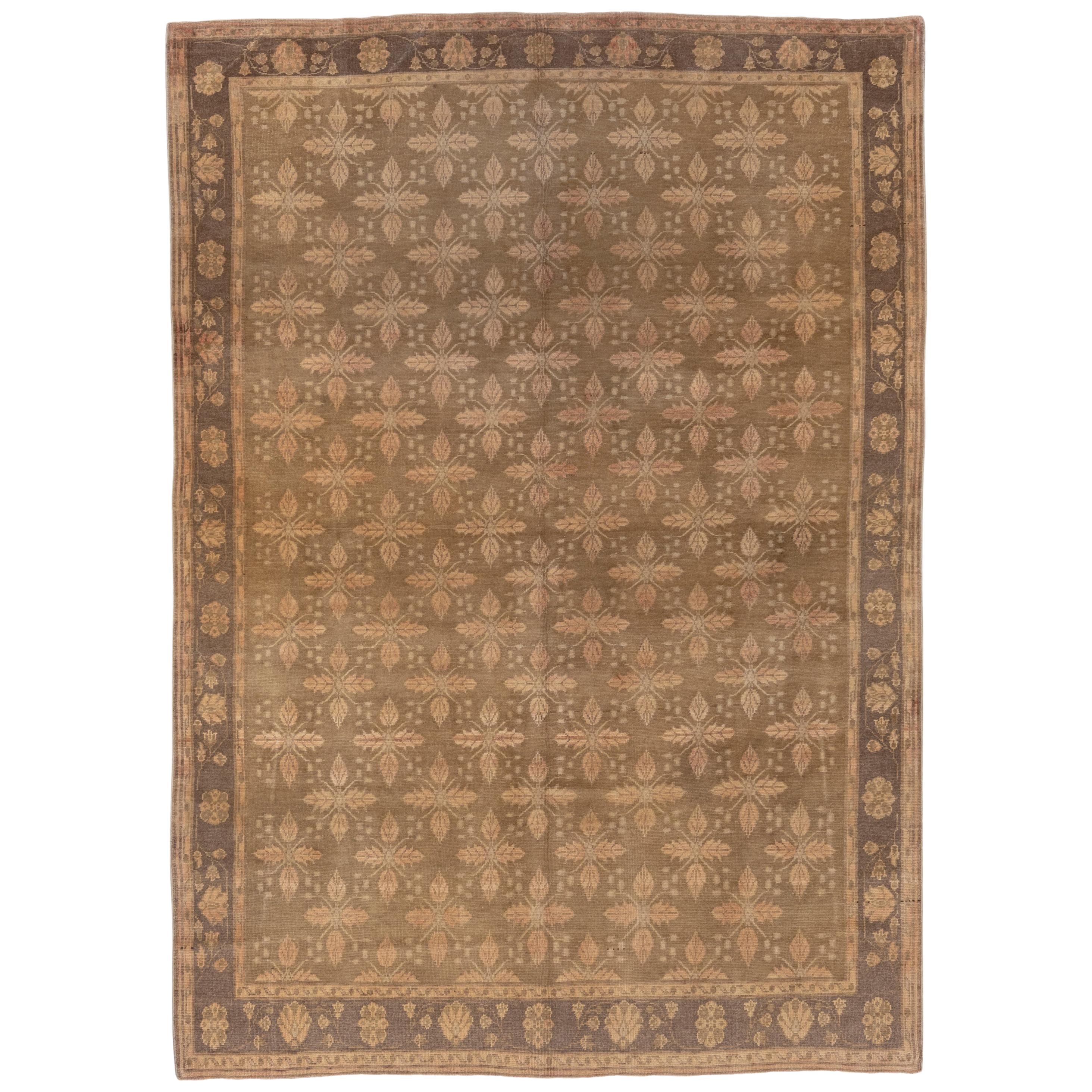 Soft Palette Oushak Carpet For Sale