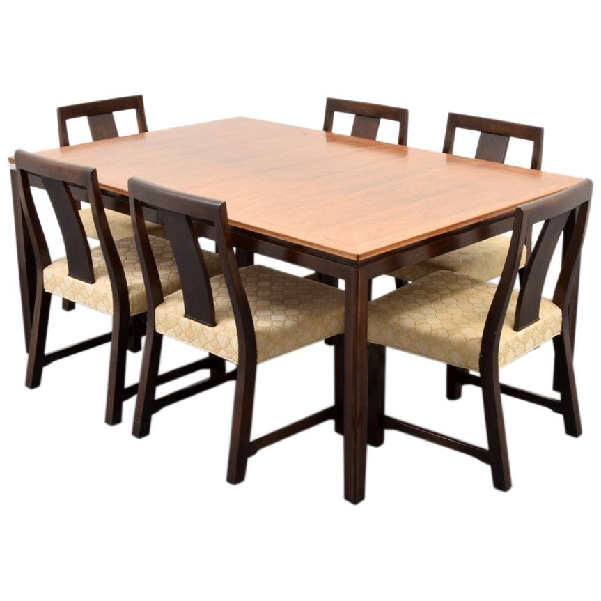 Edward Wormley Dining Table and 6 Chairs