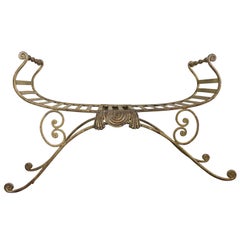 Neoclassical Iron Bench