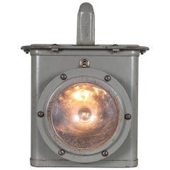 Lampe-lanterne de navire de la marine américaine de l'époque de la guerre mondiale, vers les années 1940