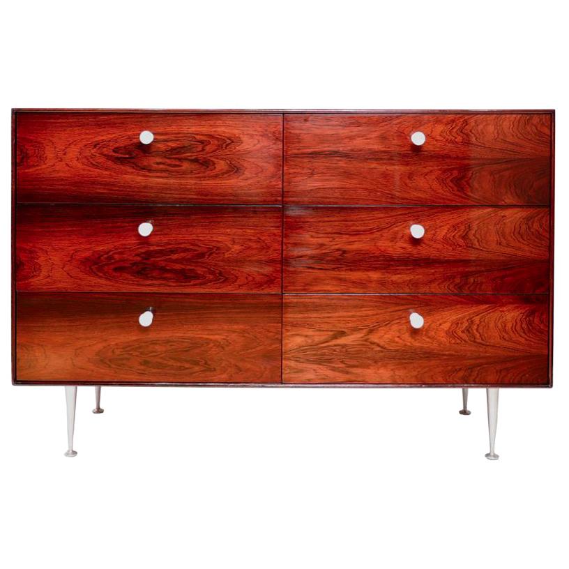 Mid-Century Modern Rosewood 6-Drawer Dresser, George Nelson for Herman Miller