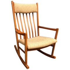 Vintage Danish Modern Teak Rocking Chair/Rocker 