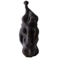 Distortion, Stacked Blackened Oak Sculpture by Richard Haining, Available Now