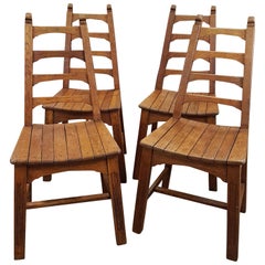 1950s Oak Chairs by Webber Furniture in Croydon, London