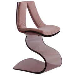Uni Pink Chair By Mati For Sale At 1stdibs