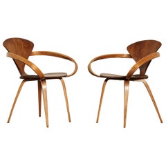 Norman Cherner Pretzel Dining Chairs, Made by Plycraft, USA, 1960s