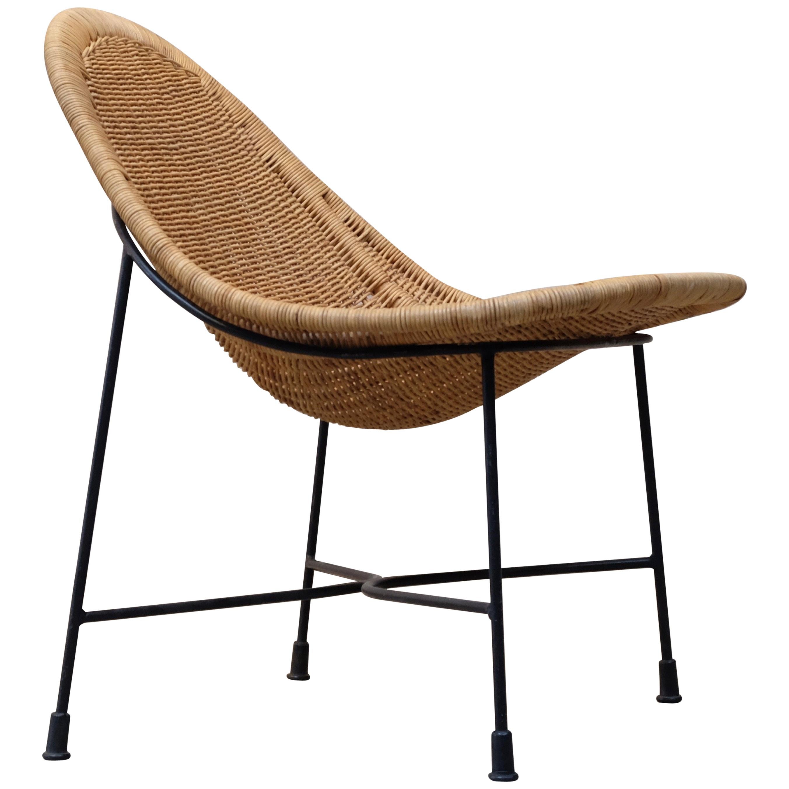 Kerstin Hörlin-Holmquist Easy Chair Model "Lilla Kraal", 1960s For Sale