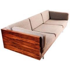 Midcentury American Rosewood Case Sofa by Milo Baughman for Thayer Coggin