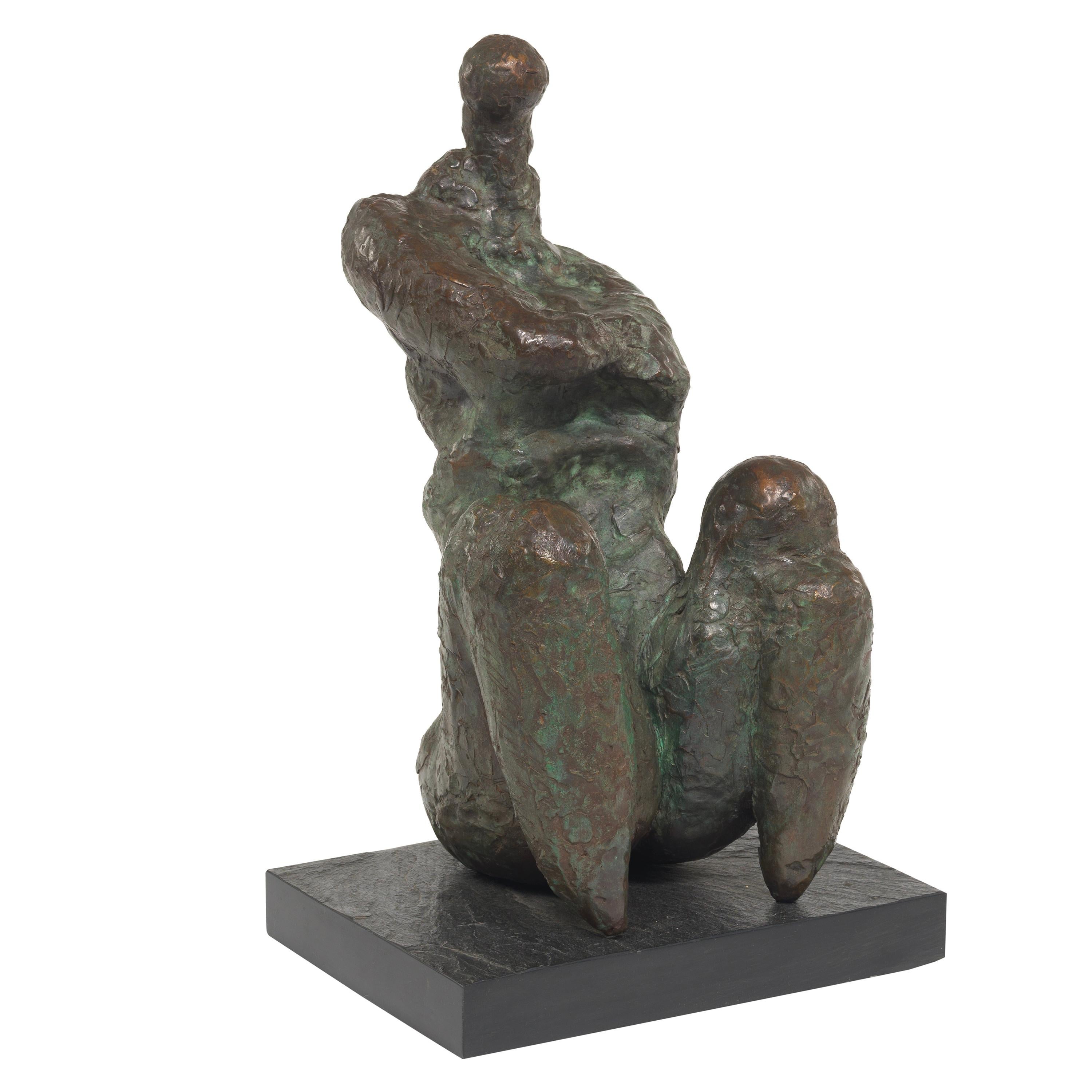 Robert Winslow Modern Abstract Bronze Sculpture For Sale