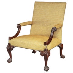 George II Mahogany Library Armchair