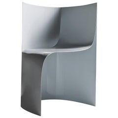 Fauteuil en aluminium laqué éclatant de Sebastiano Bottos, Italie