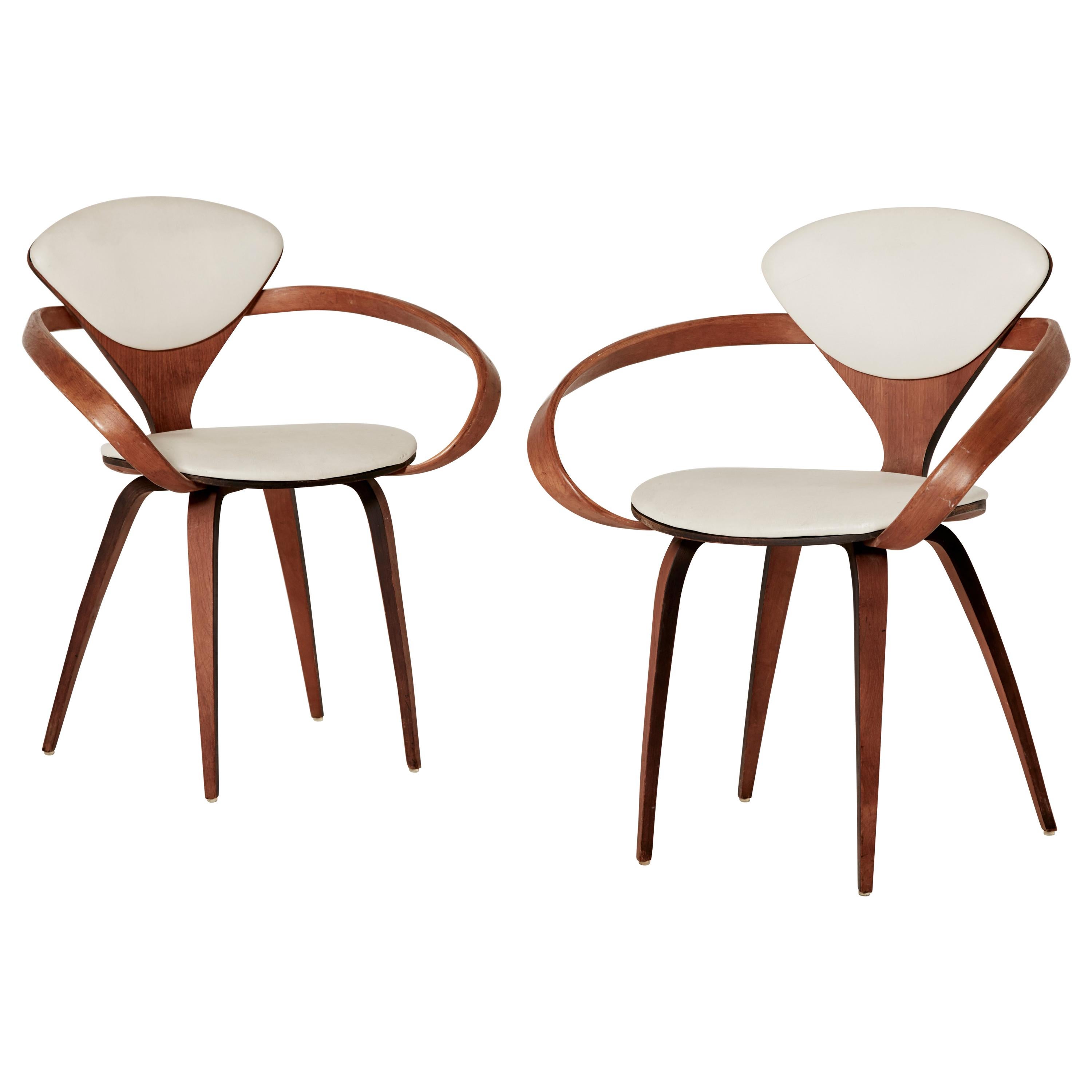 Norman Cherner Pretzel Dining Chairs, Made by Plycraft, USA, 1960s