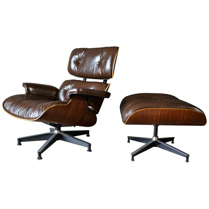 Eames lounge chair brown Clearance