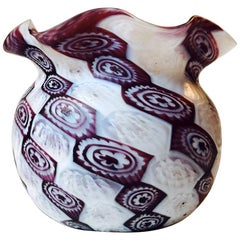 Murano Vase with Murrine Decor by Fratelli Toso, 1920s, Italy