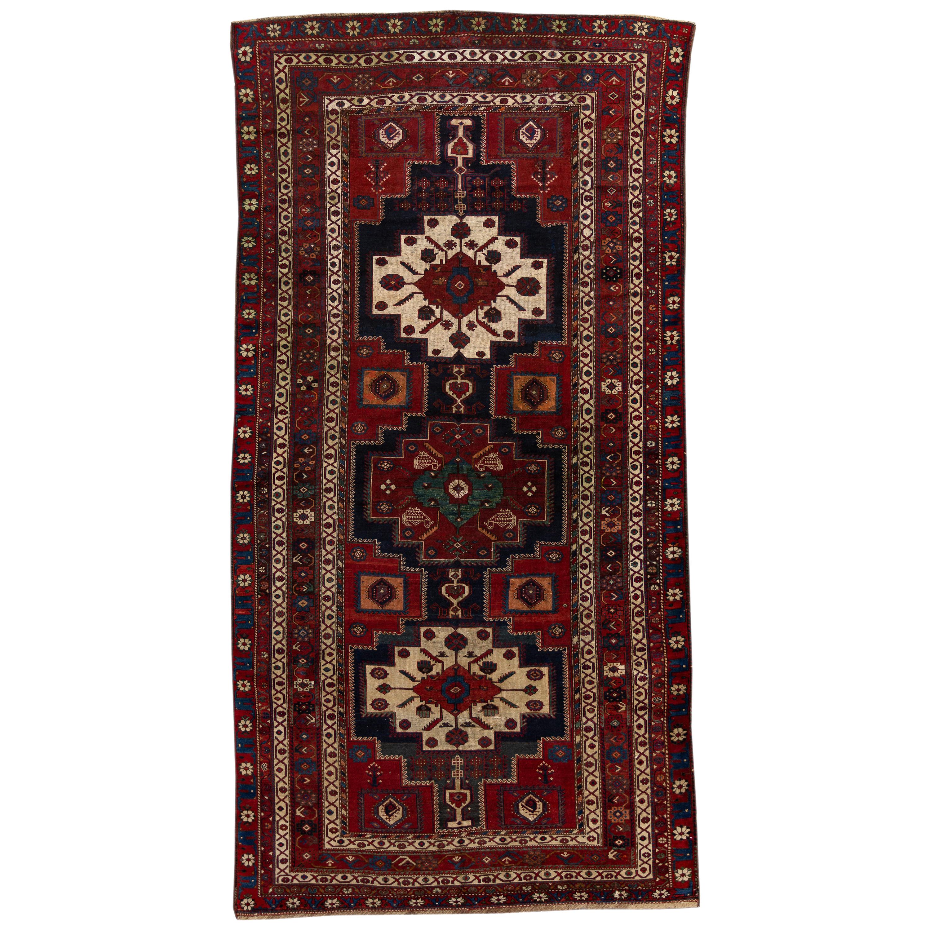 Early 20th Century Caucasian Rug For Sale