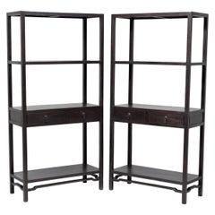 Pair of Early 20th Century Chinese Scholars' Shelves