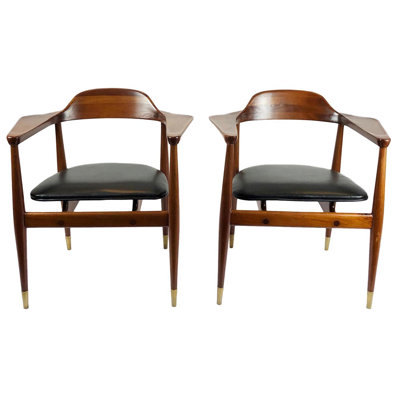 Pair of armchairs by Charles Allen