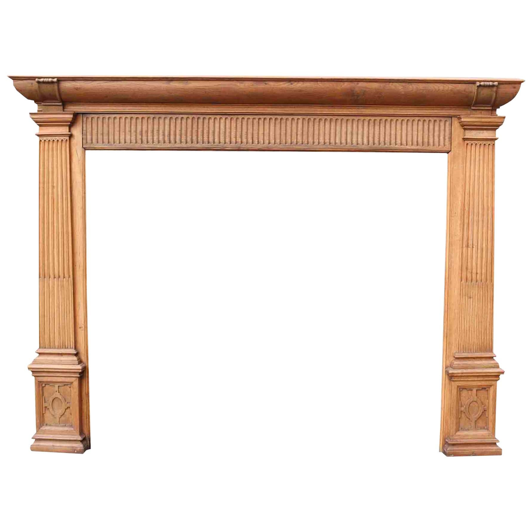 Antique English Oak Fire Surround