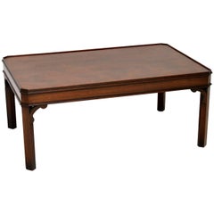 Antique Chippendale Style Mahogany Coffee Table