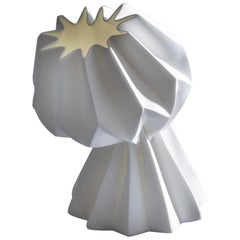 “Slump” Contemporary Origami Ceramic Vase by Studio Morison, Full Slump Type