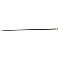 Antique Walking Stick Cane 9-Carat Gold Topped Port Hope Canada, Late 19 Century