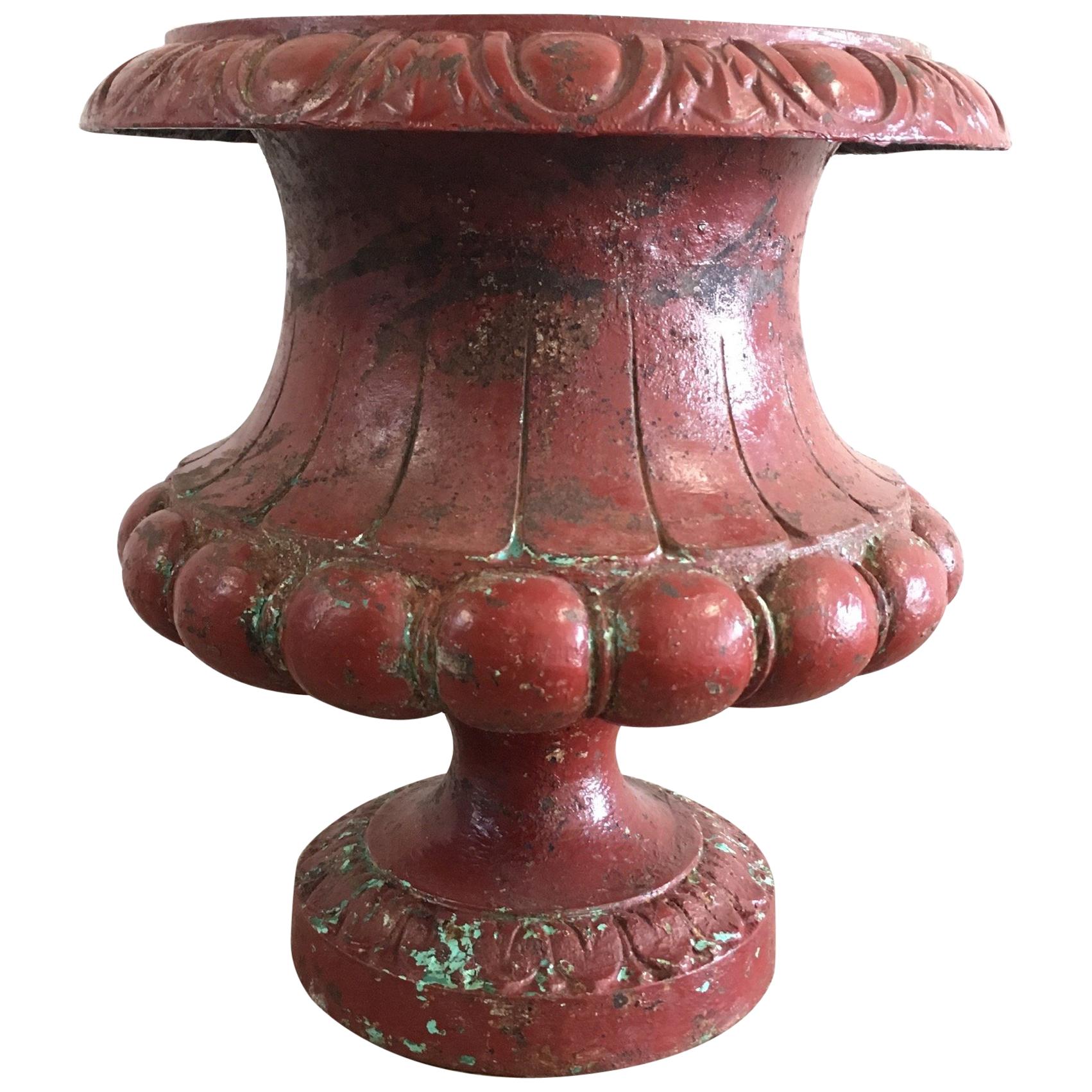 Rare 19th Century, French Cast Iron Urn