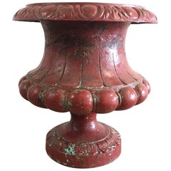 Antique Rare 19th Century, French Cast Iron Urn