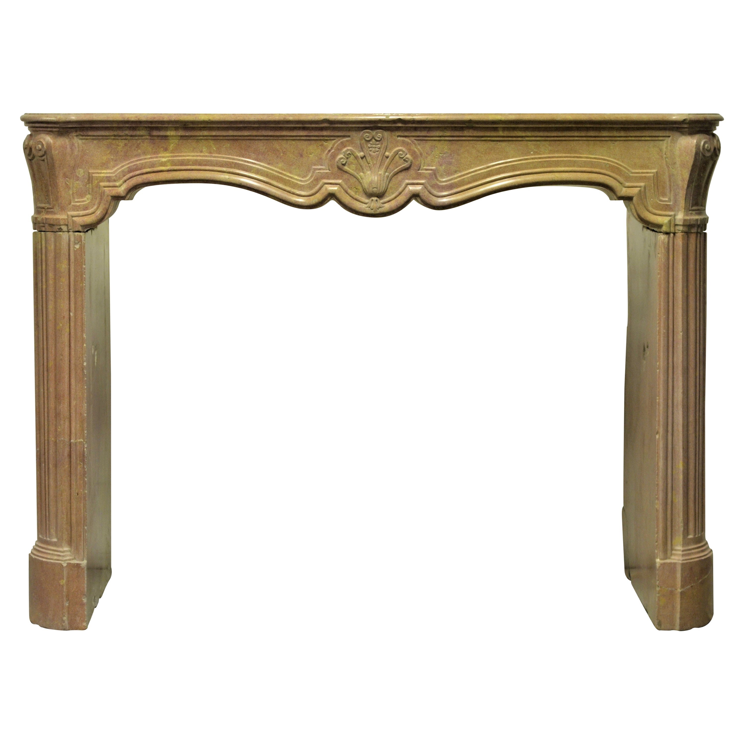 A Magnificent Antique Carved Fireplace Mantel For Sale at 1stDibs