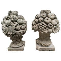 Antique Pair of Garden Urns