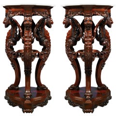 Irish Rosewood Pedestals