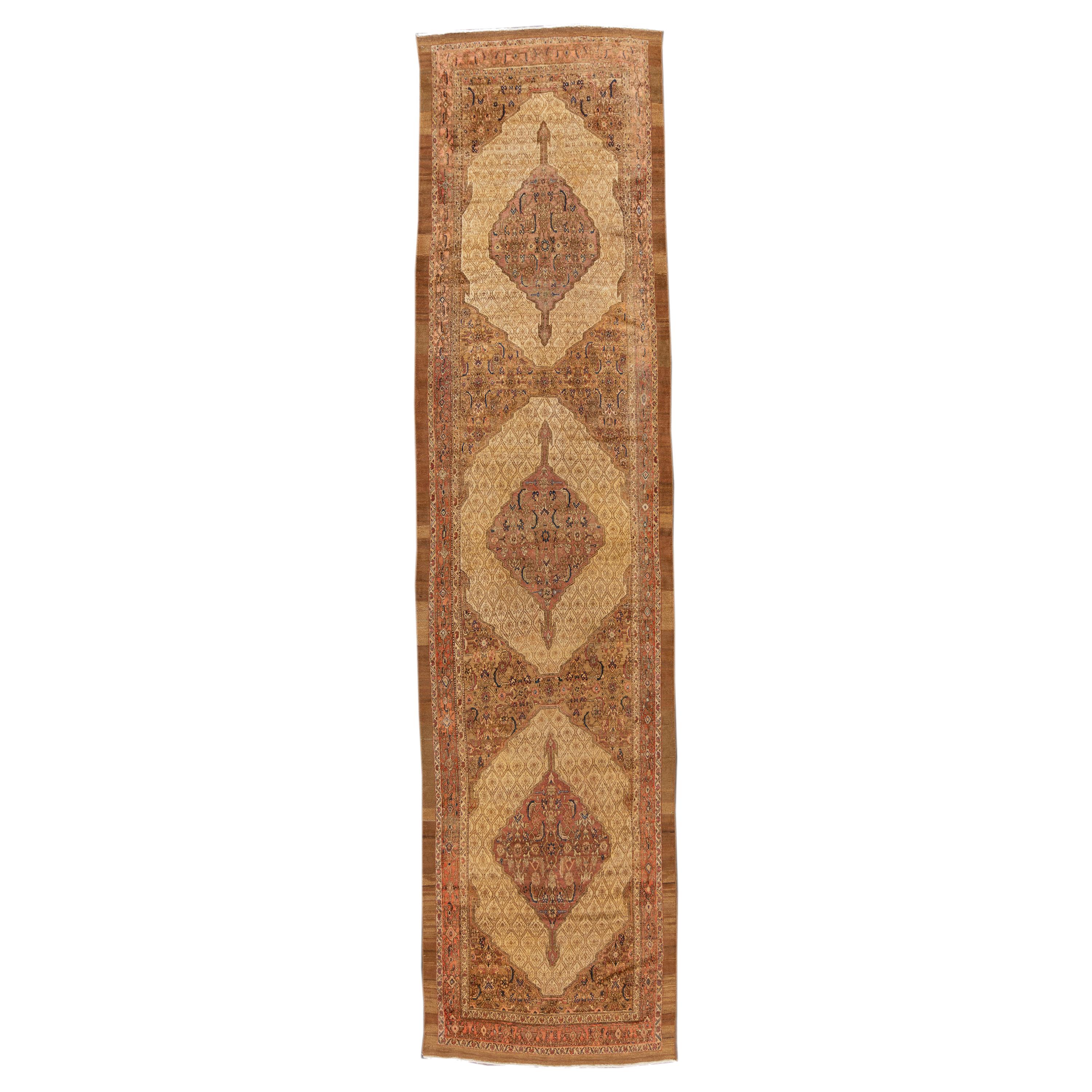 Antique Agra Long Runner For Sale at 1stDibs