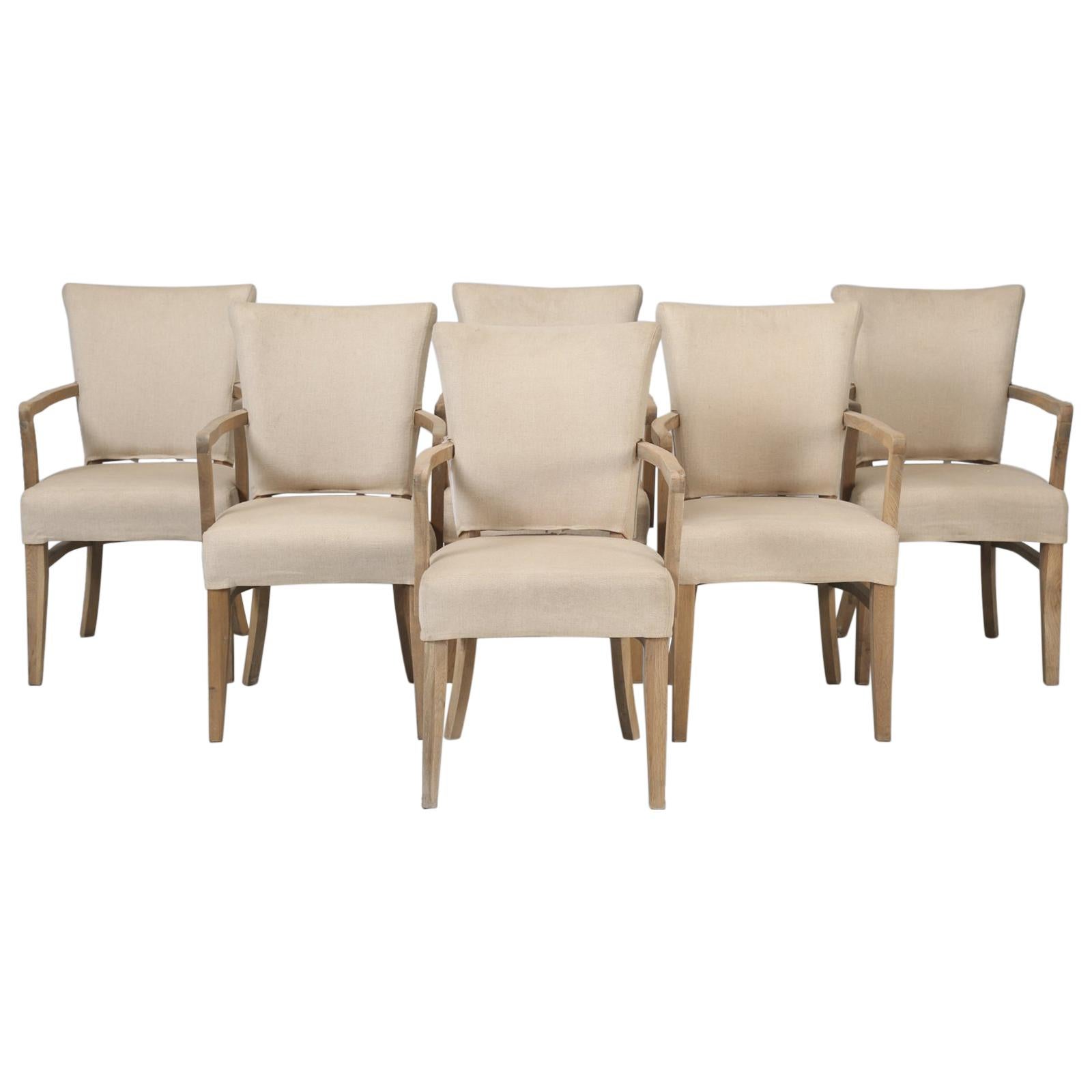 Set of 6 Dining Armchairs