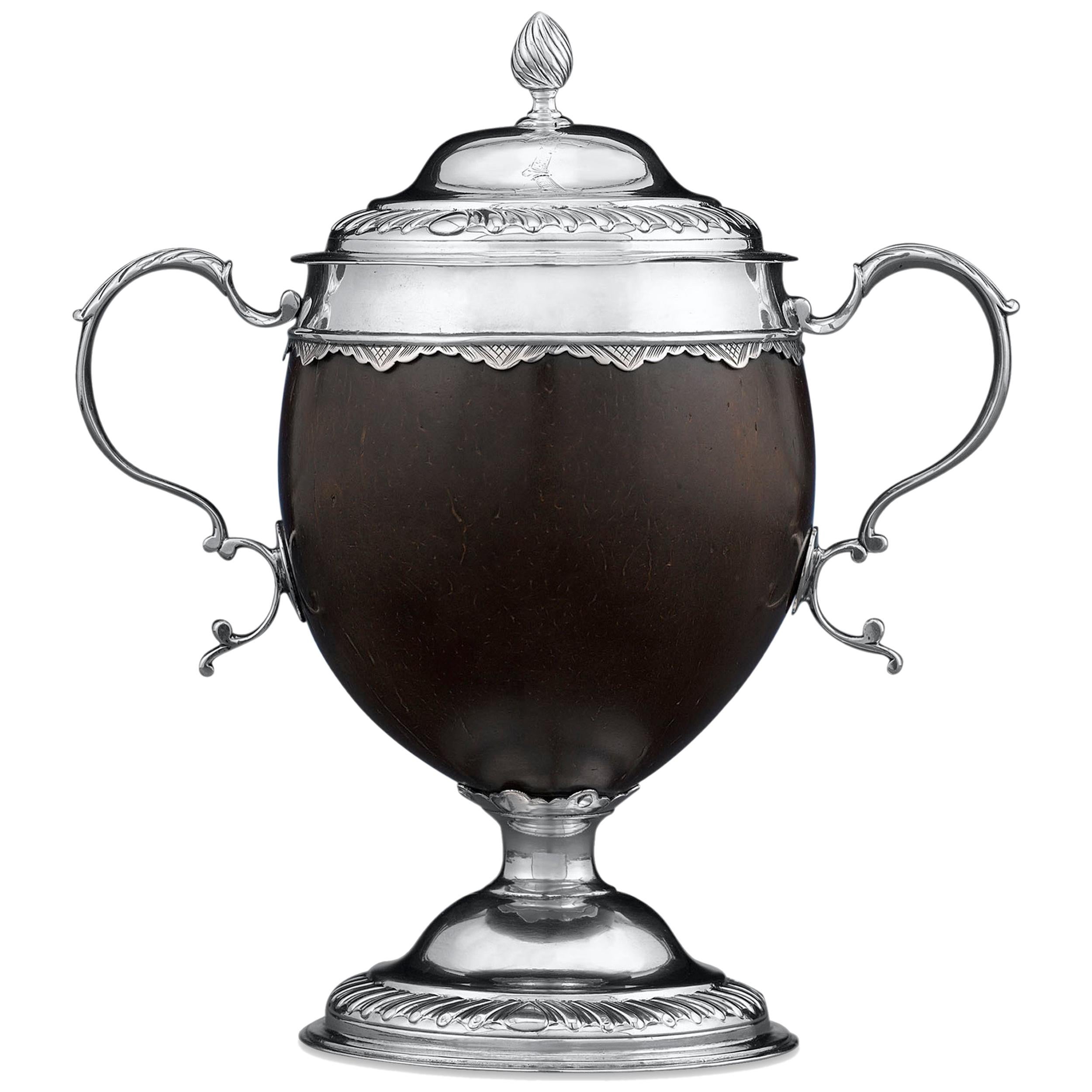 George III Silver Mounted Coconut Cup
