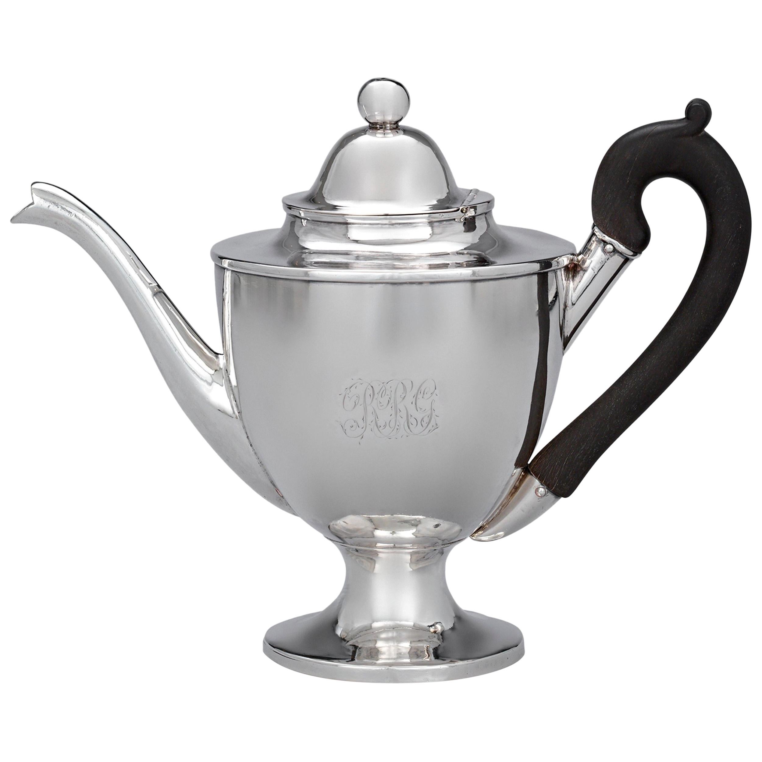 American Silver Teapot by Paul Revere