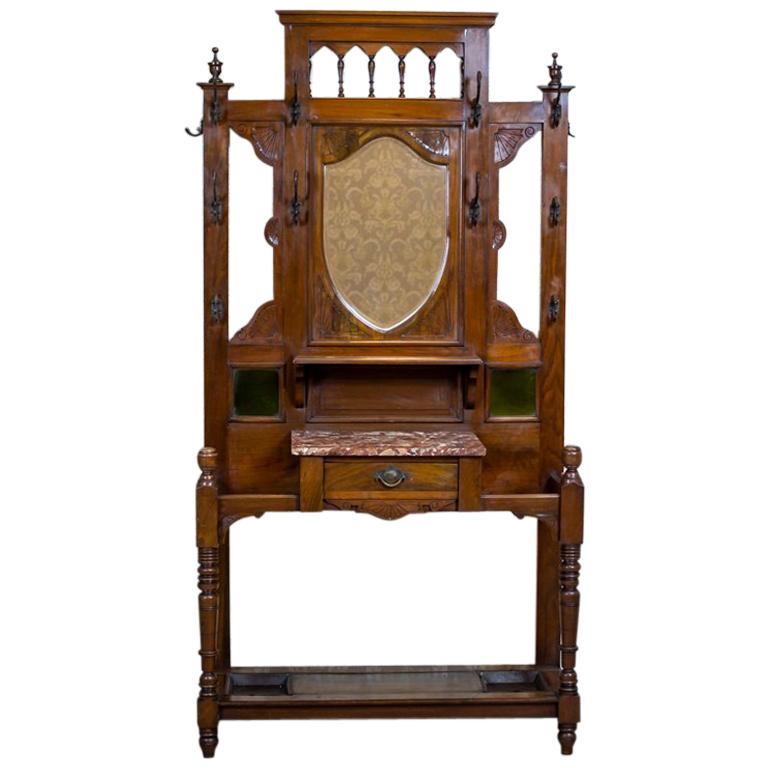 Signed Walnut Closet, circa 1900