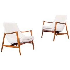 Norwegian Teak Lounge Chairs by Rolf Rastad for Bokka Møbler