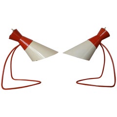 Pair of Napako Table Lamps by Josef Hůrka, 1960s