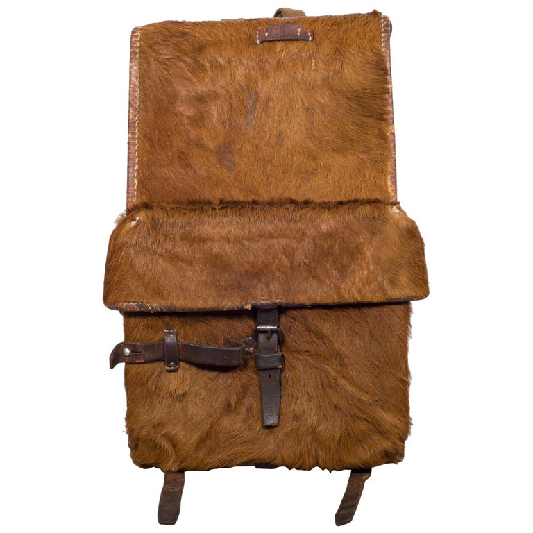 Early 20th Century Swiss Army Cowhide Backpack, circa 1945 For Sale at  1stDibs | circa backpack, vintage swiss military backpack