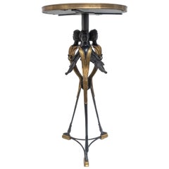 Neoclassical Bronze Gueridon Table by Maitland Smith