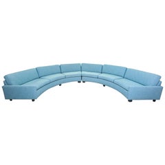 Milo Baughman Semi-Circular Sectional Sofa for Thayer Coggin