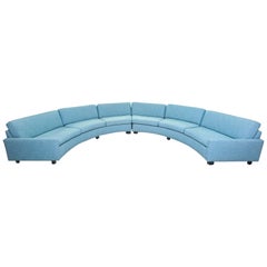 Milo Baughman Semi-Circular Sectional Sofa for Thayer Coggin